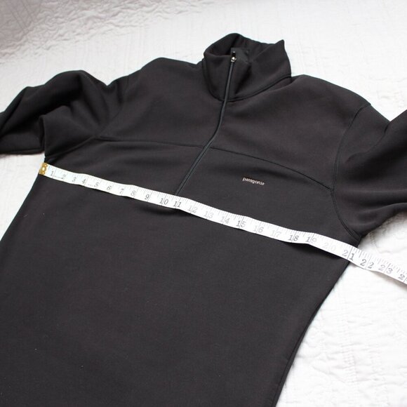 Patagonia Men's Capilene Expedition Weight Stretch Zip-T Black Size Medium - Picture 5 of 6